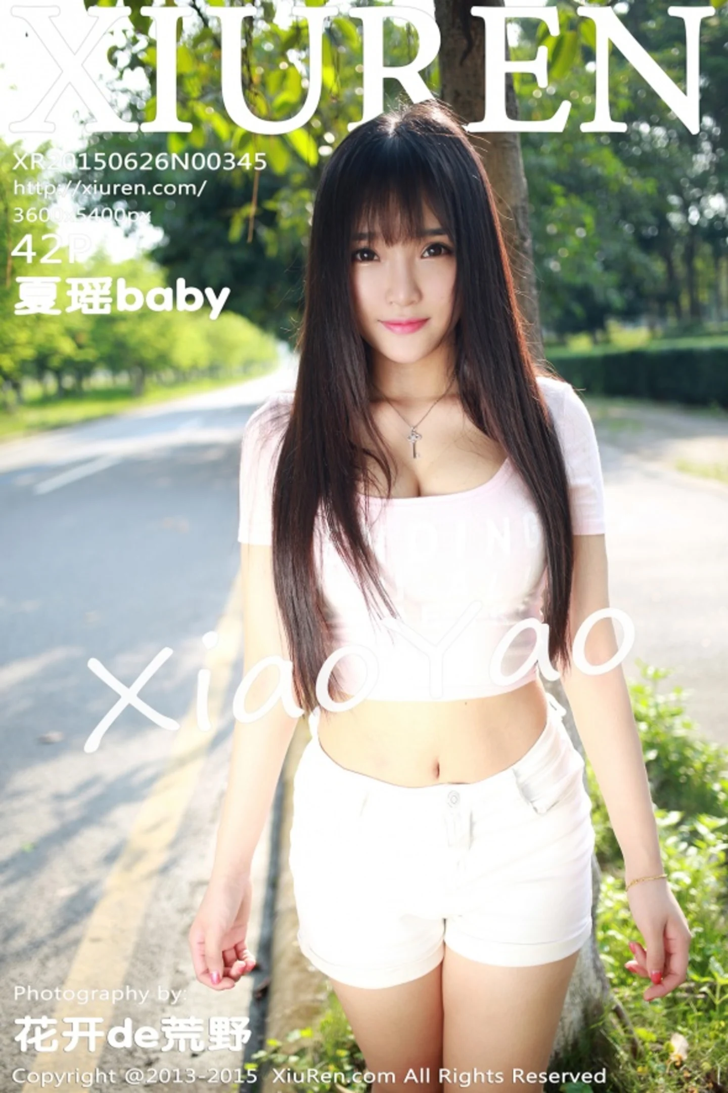 [XiuRen秀人网]No.345_内地嫩模夏瑶baby白色紧身上衣秀完美身材豪乳诱惑写真42P-秀人网 - XiuRen.Space
